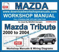 Mazda Tribute Workshop Service Repair Manual pdf